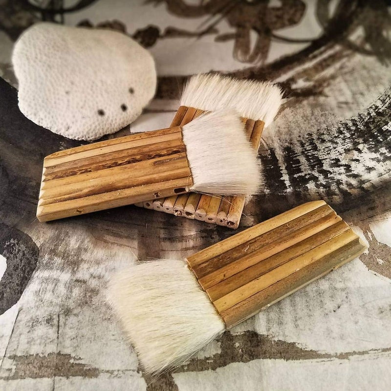 Creative HobbiesÂ® 1 7/8" Hake Blender Brush for Watercolor, Wash, Ceramic & Pottery Painting - Image 4