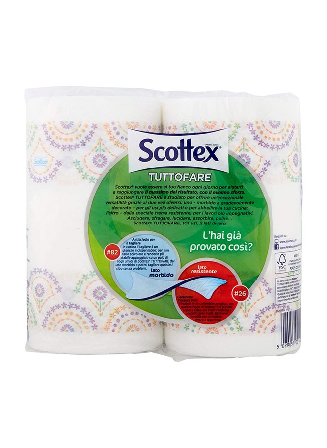 Scottex - Maxi Tuttofare Multi Purpose Kitchen Towel 2 Ply 2 Rolls - Image 1