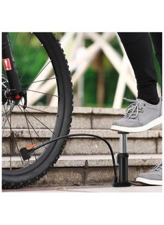 Generic QSHOP® Bicycle Air Pump Portable Bicycle Tire Inflator Handheld Foot Pump for Basketball Football Game Air Compressor for Mountain Bike Sports  - Image 3