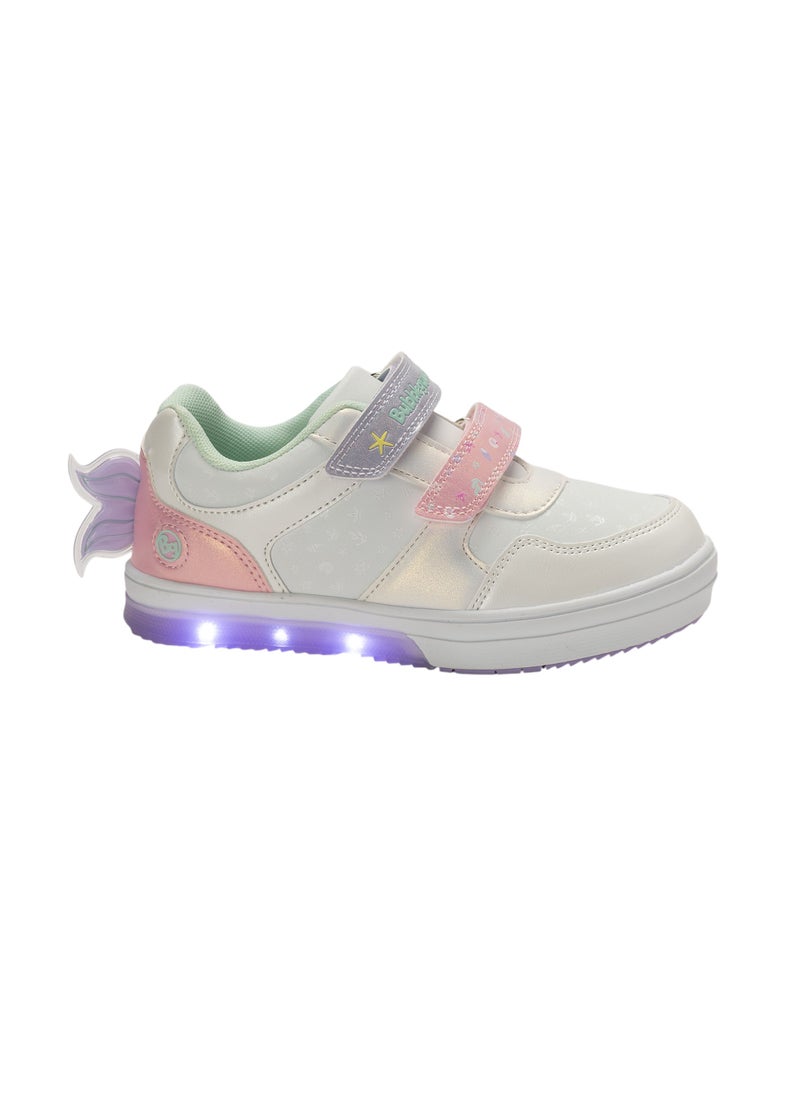 Bata Character Print Sneakers with Hook and Loop Closure  - Image 1
