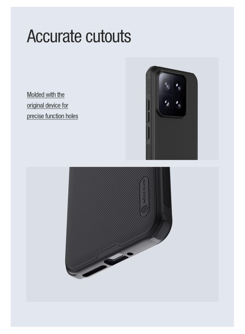 Nillkin Nillkin Super Frosted Shield Pro Magnetic Series Cover Case Designed For Xiaomi Mi 14 - Black  - Image 3
