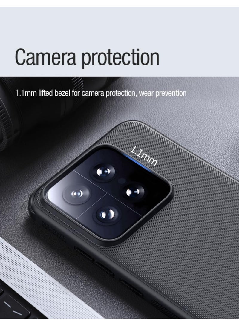 Nillkin Nillkin Super Frosted Shield Pro Magnetic Series Cover Case Designed For Xiaomi Mi 14 - Black  - Image 5