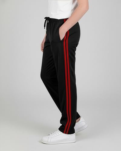 REALESSENTIALS Real Essentials 3 Pack: Boys' Tricot Open Bottom Fleece-Lined Sweatpants with Pockets -Set 1,L (14-16) - Image 5