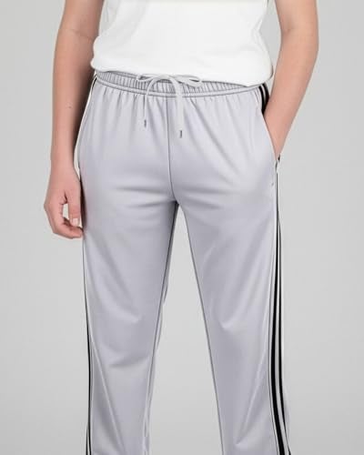 REALESSENTIALS Real Essentials 3 Pack: Boys' Tricot Open Bottom Fleece-Lined Sweatpants with Pockets -Set 1,L (14-16) - Image 3