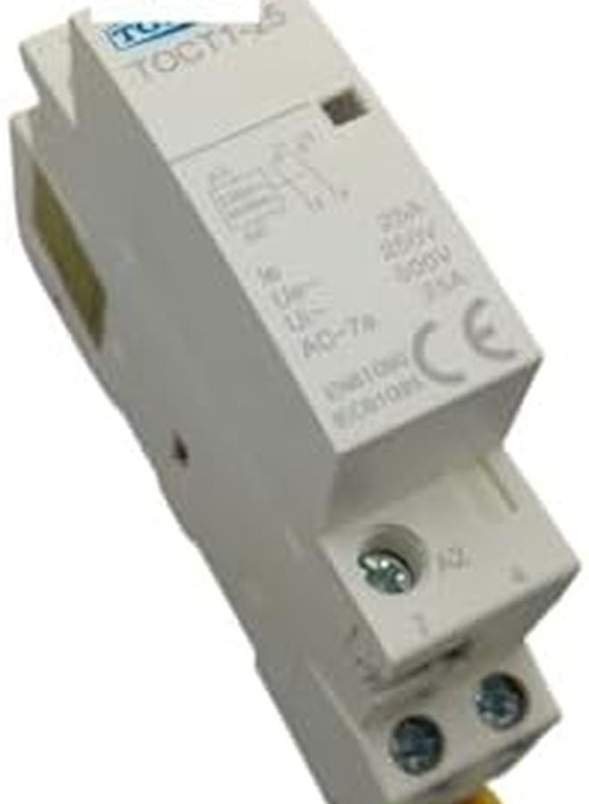 CT1 قطبين 25 أمبير 220 فولت 230 فولت تيار متردد قاطع تلامس وحدات سكة دين 2NO منزلي - Image 2