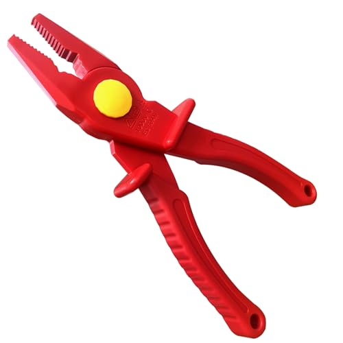 WEDO Insulated Plastic PliersInsulated MultiFunctional Snipe Nose PliersVDE 1000VLength150mmClamp for Instrument Installation and Circuit BreakingAntiSlip HandleIEC 60900GS Certificate - Image 1