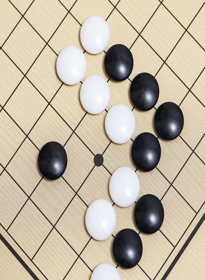Black long Di fang Go Game Set 11 inches - Foldable, Portable and Travel Set, (19 x 19) Strategic Magnetic Board Game (weiqi) - Image 5