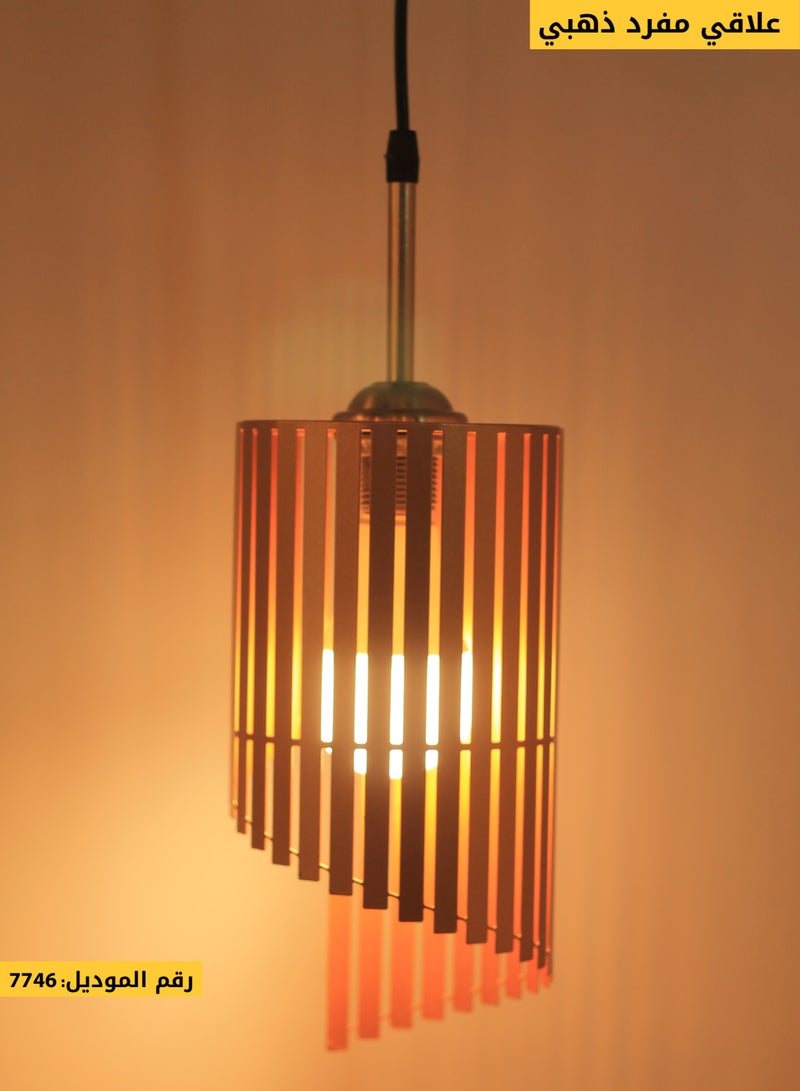Happy Light Modern golden pendant chandelier with a contemporary and modern design 