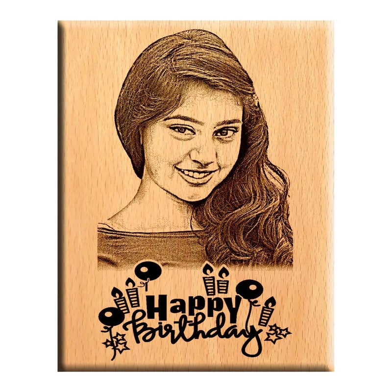 Giftanna Giftanna Customized Gifts for Men Birthday Special Unique Engraved Photo FramePlaque 8x6 