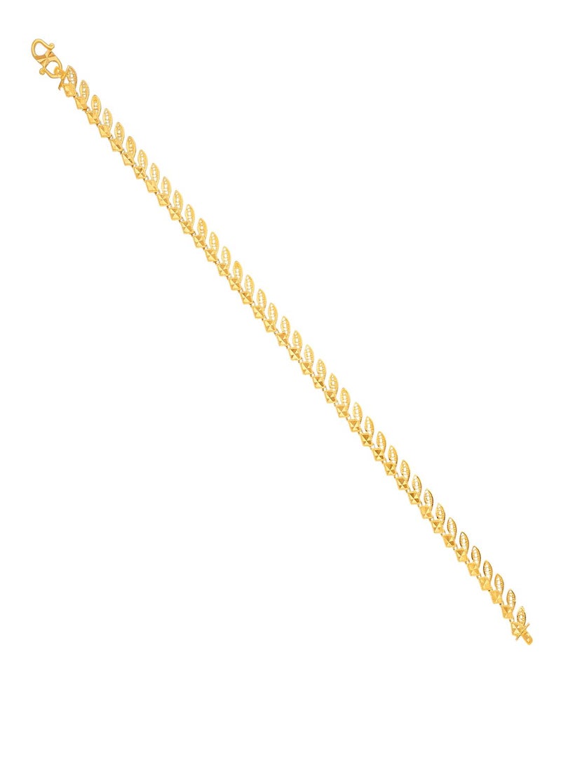Malabar Gold and Diamonds 22 KT 916 Purity Gold Bracelet AIBR059  - Image 2