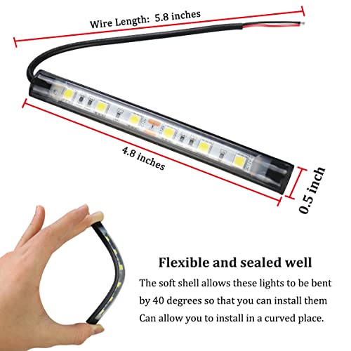 Boaton Marine Led Boat Lights, Night Fishing Lights, Boat Interior Lights, No Drilling Install Boat Deck Lights Courtesy Lights, White - Image 5
