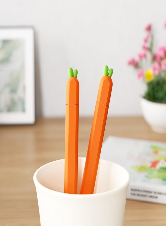 ELETIUO Carrot Silicone Skin Cover Compatible with Apple Pencil 2nd Generation, Protective Cover Accessories Compatible with iPad Pro 11 12.9 inch - Image 5