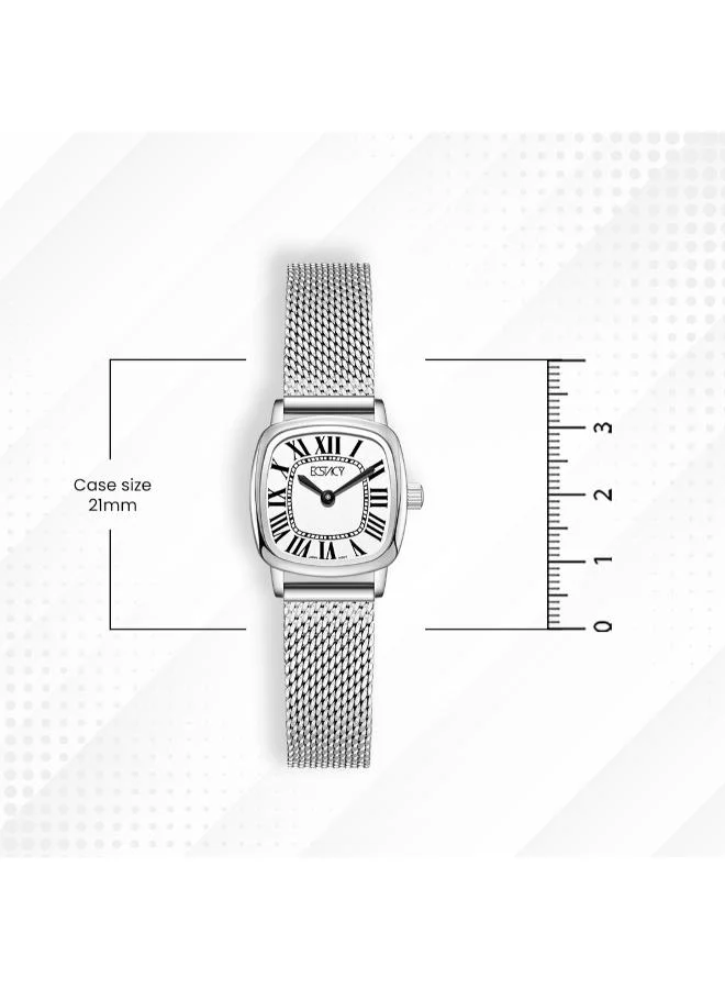 Ecstacy  Women's Stainless Steel Analog Watch E25502-SMSW - 21mm mm for Women | Best Price UAE