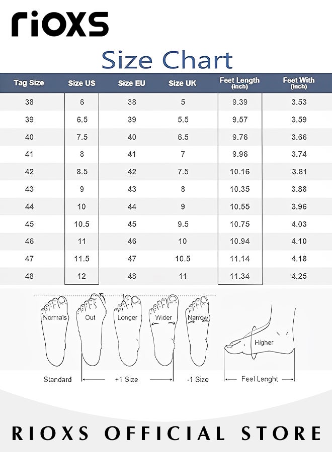 RIOXS Men's Trendy Canvas Loafers, Slip-on Casual Shoes with Wide-fit Construction and Soft Upper Design, Comfortable Lightweight Flats, Suitable for Various Occasions and Any Outdoor Activities  - Image 4