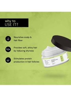Deconstruct Deconstruct Nourishing Unscented Hair Mask For Deep Nourishment For All Hair Types|0.1% Biotin + 0.5% Vitamin F + 2% Shea Butter|Frizzy Hair|Reduces Hair Breakage|For Men & Women|200Gm,1 Count  - Image 5
