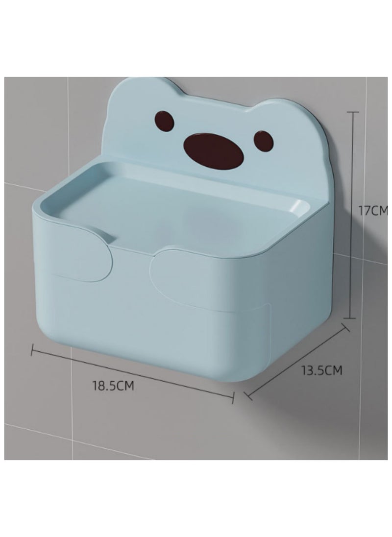 EBMINI Cartoon Tissue Box Wall Mounted Tissue Box 