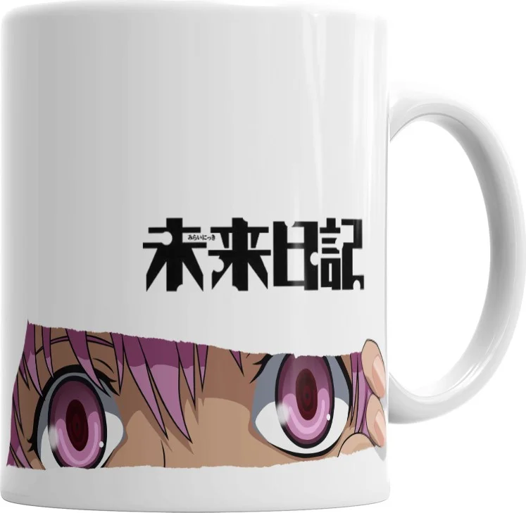 Baskı Dükkanı Print Shop Mirai Nikki Future Diary Yuno Gasai Mug Porcelain