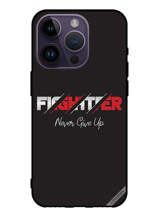 Covernex Protective Case Cover For Apple iPhone 14 Pro Fighter Never Give Up - Image 1