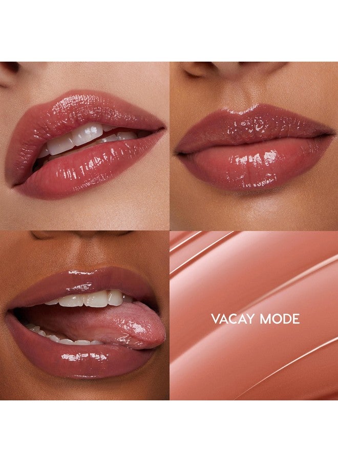 ColourPop So Juicy Plumping Lip Gloss Balm - Hydrating Lip Gloss & Balm Hybrid with Peptides - Non-Sticky Formula - Visibly Plumps Lips & Delivers Buildable Color - Vacay Mode (0.07 oz) - Image 5