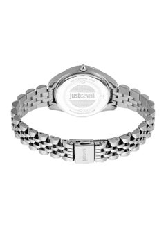 Just Cavalli ساعة يد نسائية دائرية الشكل من الفولاذ المقاوم للصدأ JC1L210M0145 - 32 مم  - Image 3