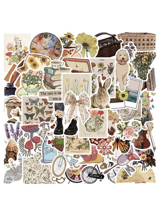 50 Pcs Beautiful Stickers Aesthetic Waterprof Vinyl Sticker For Laptop Water Bottle Hard Hat Skateboard Adults Kids Teens Girls Boys  - Image 1