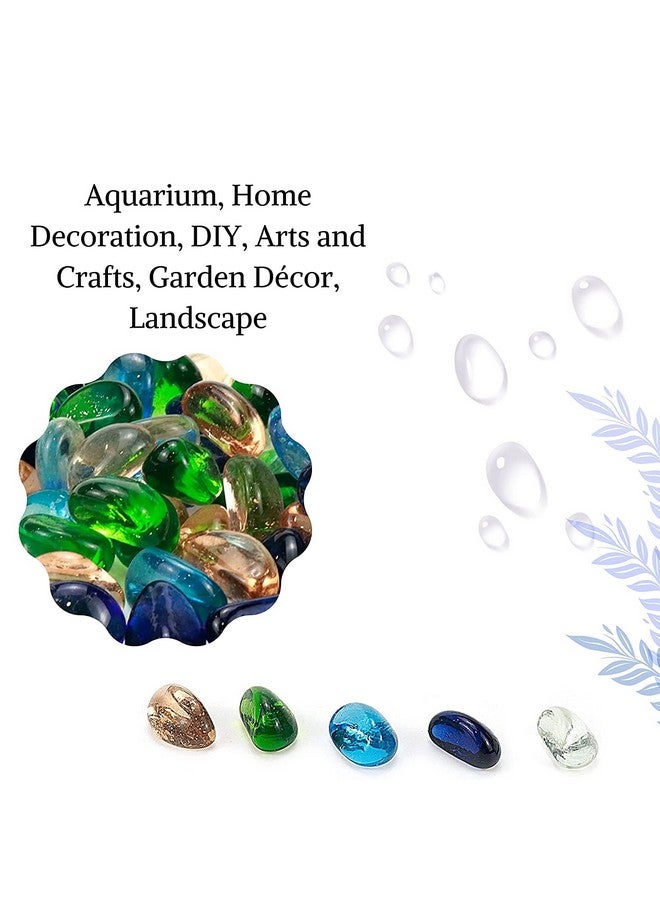 كرات الكريستال اللامعة متعددة الألوان - (كريستال الكاجو، 900 جرام) (1.5 سم - 2.5 سم) حجر زخرفي لحشو المزهريات، وأحواض السمك، وطاولات الحفلات، وحفلات الزفاف، والاستخدامات متعددة الأغراض - Image 3