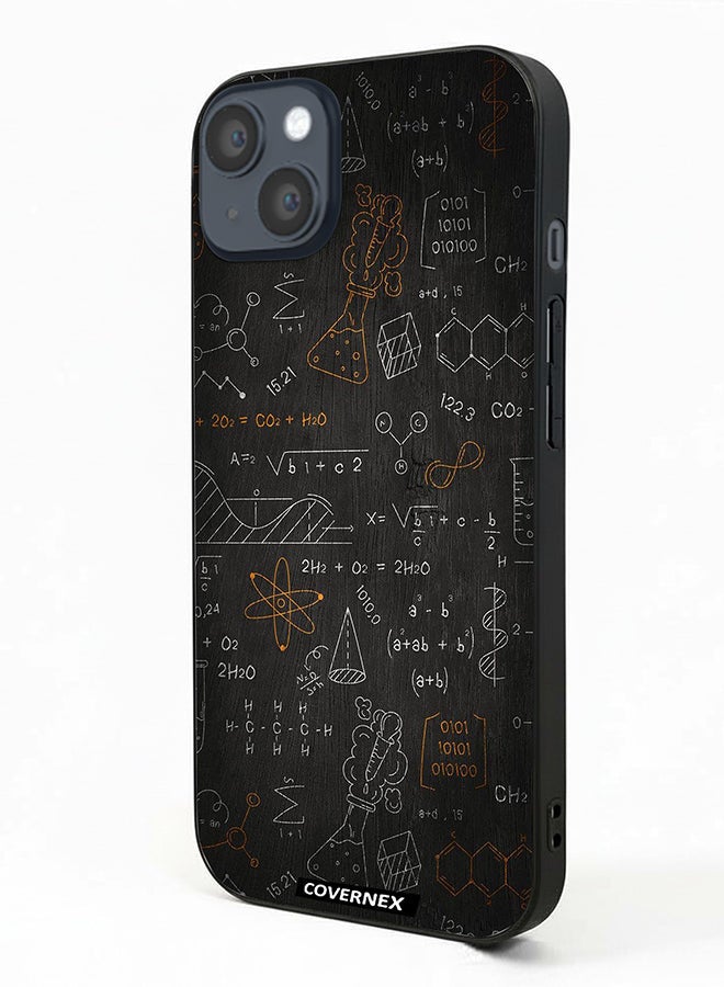 Covernex Apple iPhone 14 Plus Protective Case Cover Printed Featuring The Scientist Chalkboard Formula - Image 1