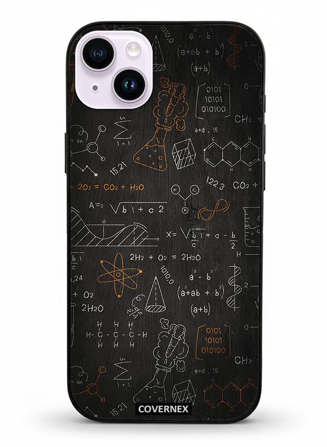 Covernex Apple iPhone 14 Plus Protective Case Cover Printed Featuring The Scientist Chalkboard Formula - Image 2