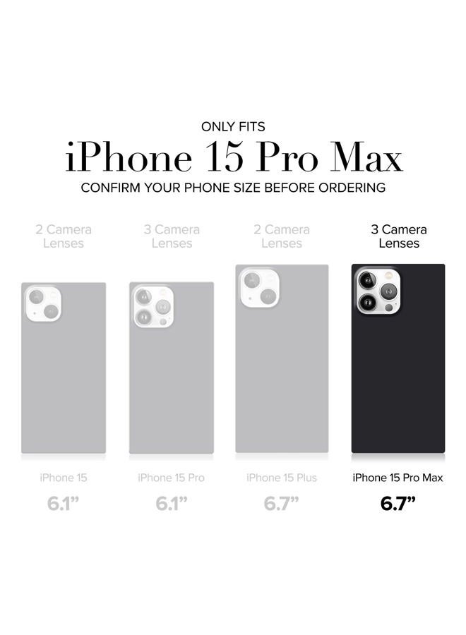 FLAUNT Official Square Protective Case - Compatible with iPhone 15 Pro Max - Compatible with MagSafe - Stylish Drop Tested Shockproof Phone Case - The Official Square Phone Case (Burgundy) - Image 5