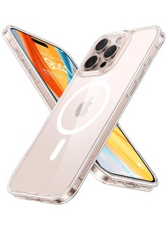 Generic Magnetic Case for iPhone 16 Pro Max 6.9 Inch Shockproof Phone Bumper Cover, Anti-Scratch Clear Back (Clear)  - Image 1