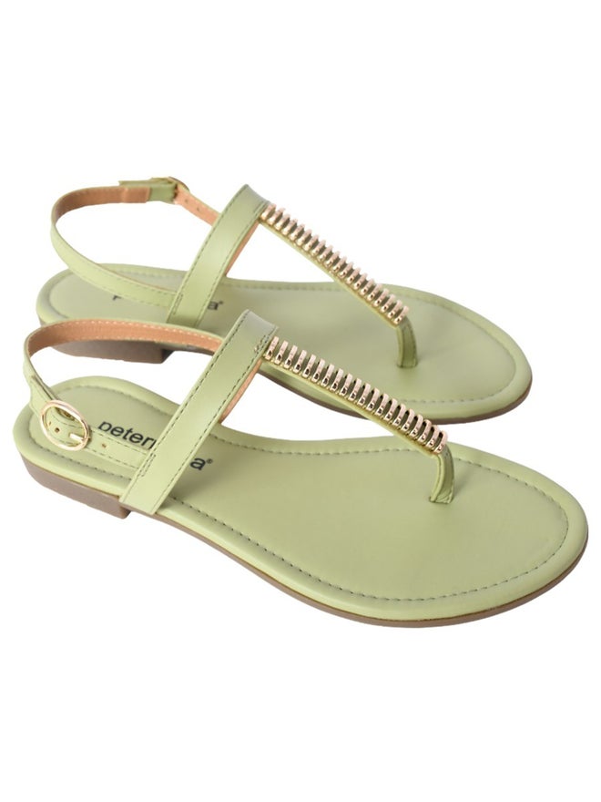 Peterpapa Embellished Strap Sandals with Buckle - Image 1