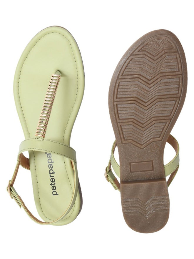Peterpapa Embellished Strap Sandals with Buckle - Image 5