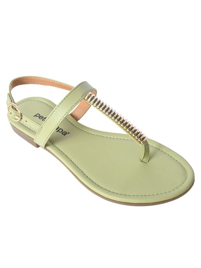 Peterpapa Embellished Strap Sandals with Buckle - Image 2