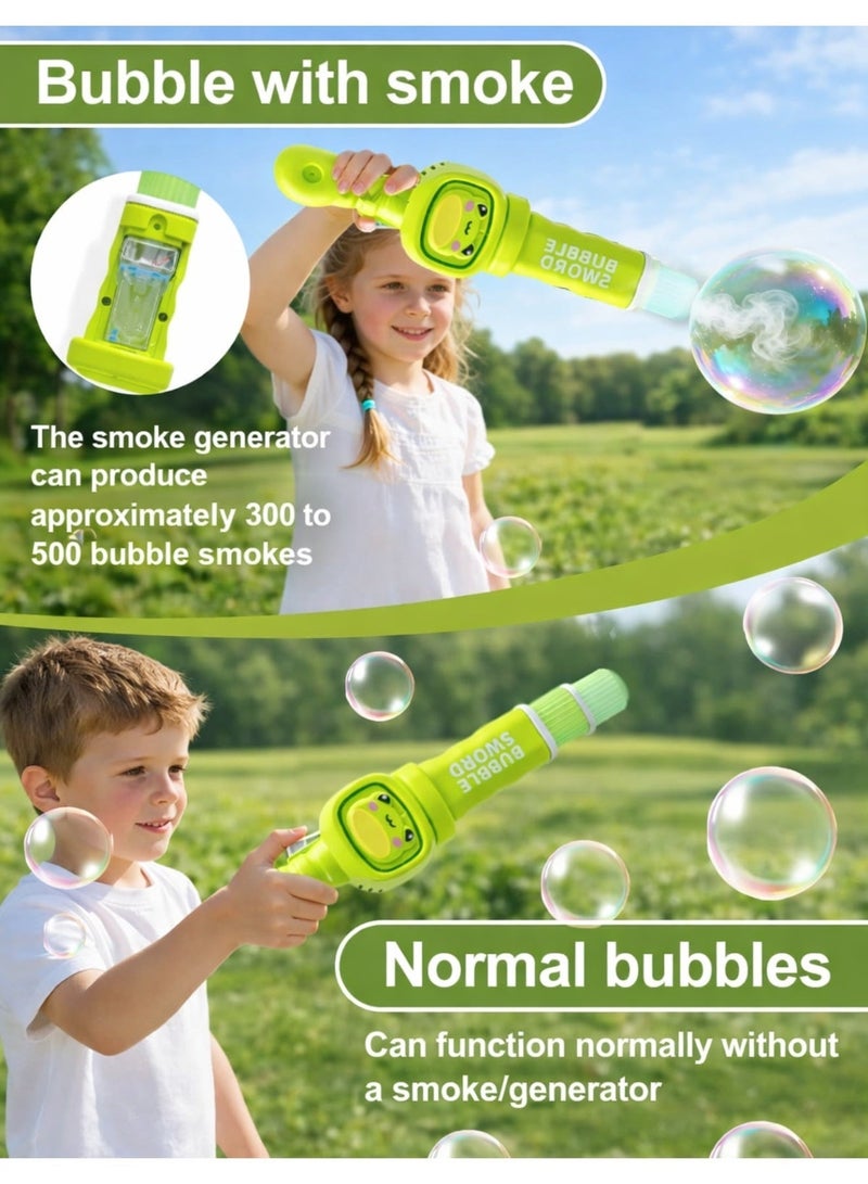 F.A.M.S Adjustable Smoke Bubble Sword Toy for Kids and Family Outdoor Interactive Bubble Maker Fun Play - Image 5