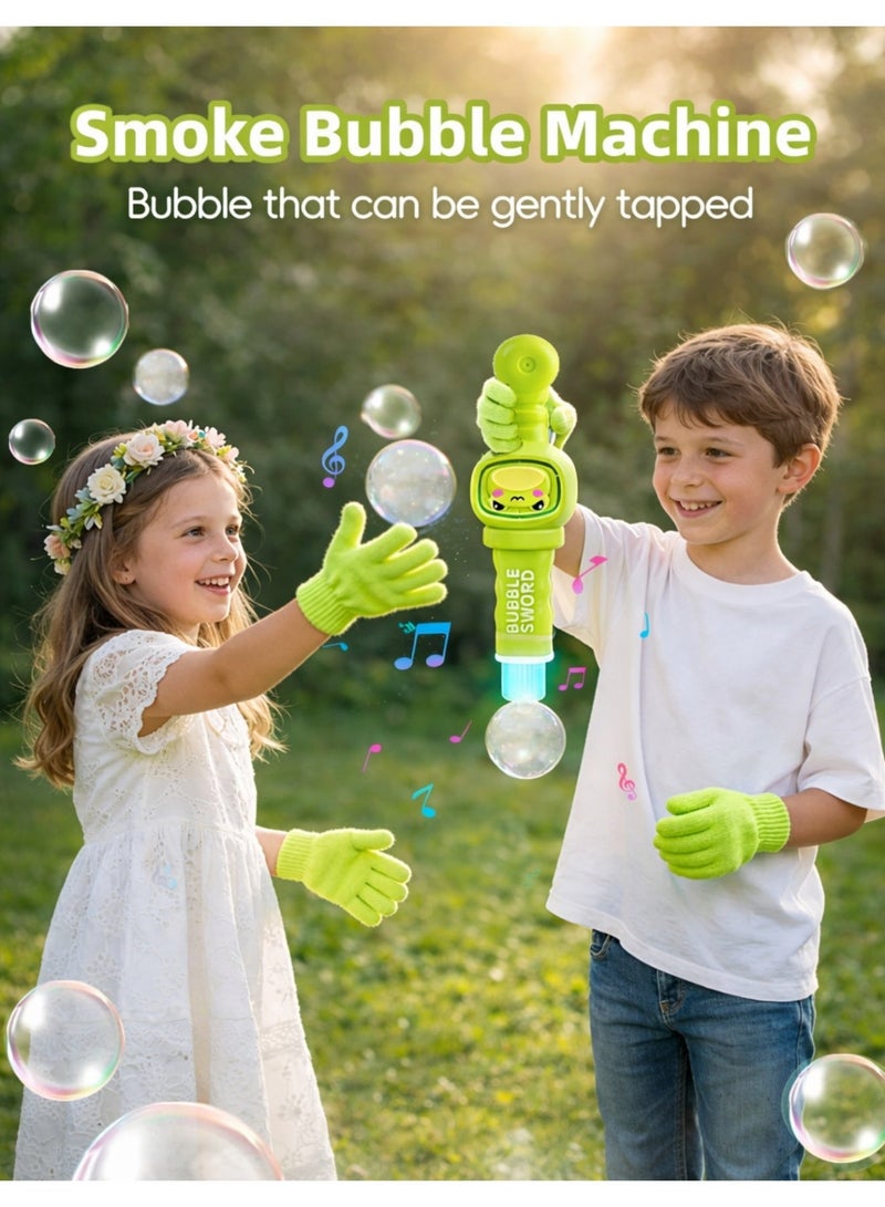 F.A.M.S Adjustable Smoke Bubble Sword Toy for Kids and Family Outdoor Interactive Bubble Maker Fun Play - Image 1
