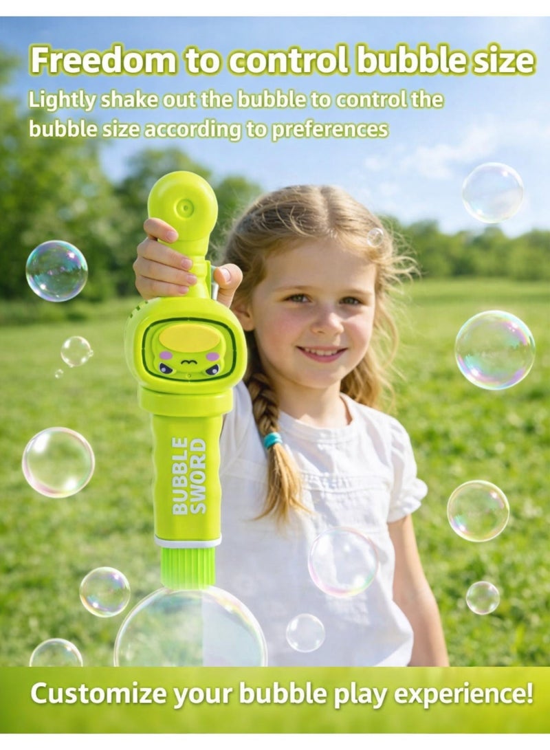 F.A.M.S Adjustable Smoke Bubble Sword Toy for Kids and Family Outdoor Interactive Bubble Maker Fun Play - Image 3