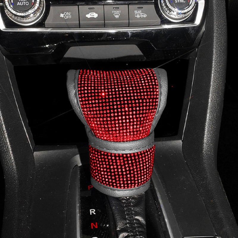 Rhinestone Car Accessories: 11-Piece Pink Premium Quality Set - Universal Fit Easy Installation Interior Upgrade for Car Truck SUV Commercial Vehicle - Image 3