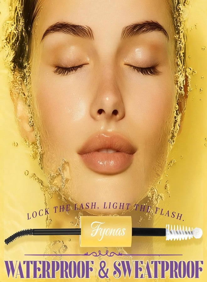 فيوناس غراء الرموش Fyonas Lash Bond and Seal المقاوم للماء يدوم طويلاً، غراء 2 في 1 لتجميع الرموش، تثبيت قوي، غراء رموش فردي غير مهيج للاستخدام المنزلي (أسود، 10 مل) - Image 3
