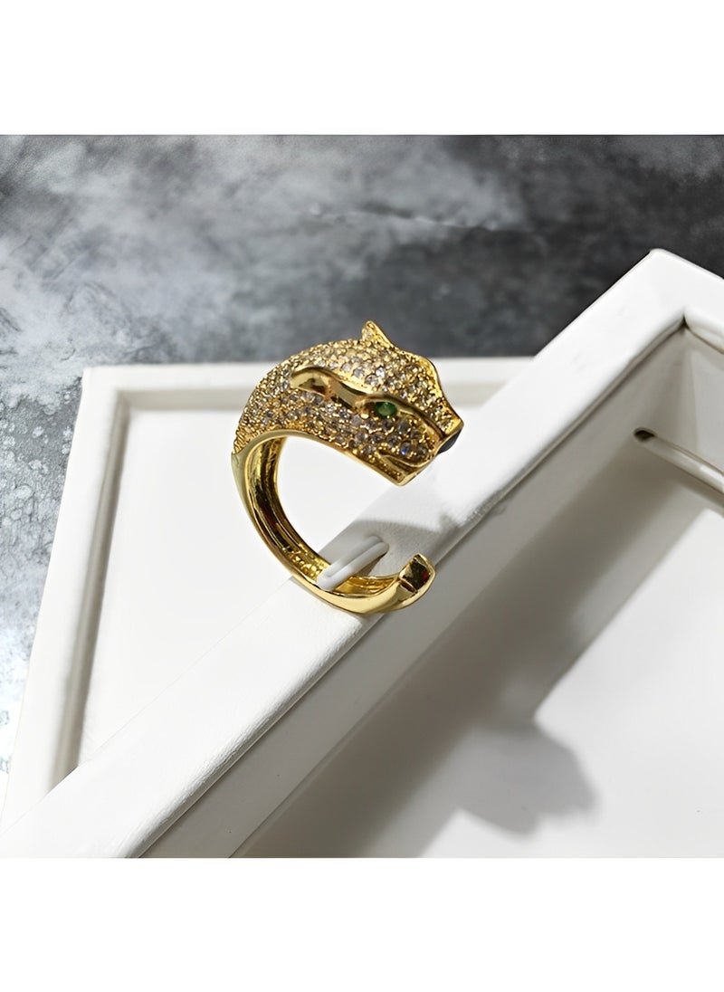 REOCLE Women's Panther Ring Leopard Design Ring Gifts for Mom Wife Girlfriend Her on Anniversary Valentines Day Mothers Day Birthday Gifts  - Image 4