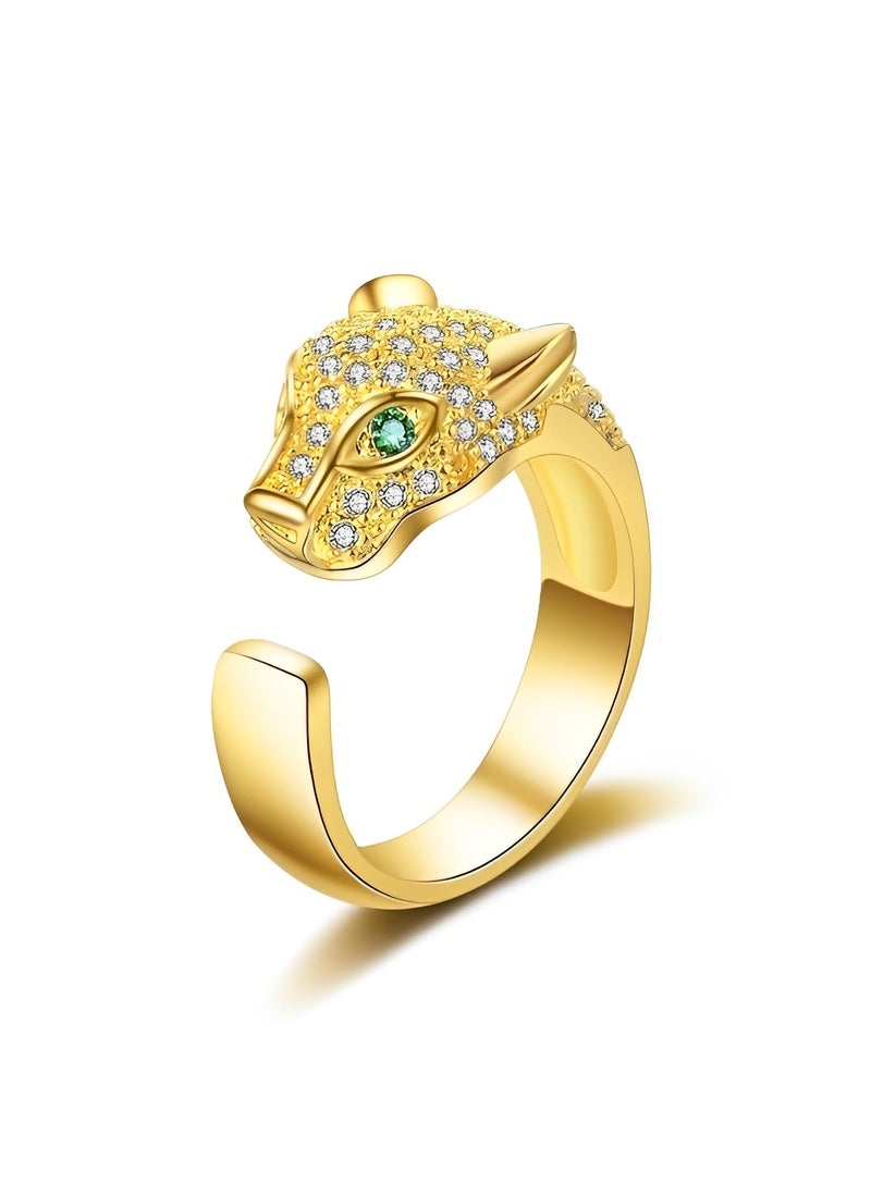 REOCLE Women's Panther Ring Leopard Design Ring Gifts for Mom Wife Girlfriend Her on Anniversary Valentines Day Mothers Day Birthday Gifts  - Image 3