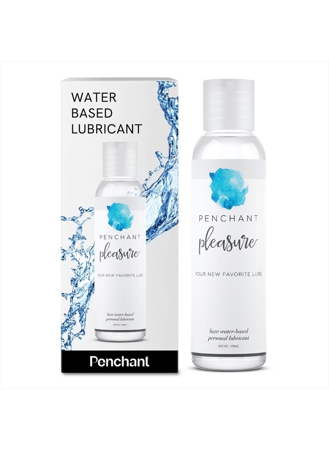 Penchant - Water Based Lube - Personal Lubrification for Women And Men - Toy-Safe Lube for Couples - Lubricant for Sensitive Skin, Unscented - 4oz - Image 1