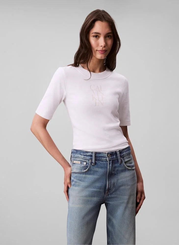 كالفن كلاين جينز Graphic Crew Neck T-shirt