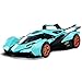 SASBSC Toy Cars Sports Car Toy with Light and Sound Diecast Metal Model Cars for 3 Year Old Boys Pull Back Race Car Gift Toys for Kids Ages 3 Blue - Image 3