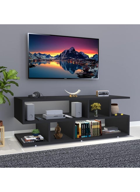 S Shape Engineered Wood Coffee Table/Centre Table/Tea Table