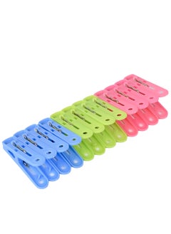 Mondex Mondex Durable Polypropylene Plastic Pegs for Laundry, Clothing Pins, Clothes Drying, and Outdoor Use, 12 Pieces  - Image 2