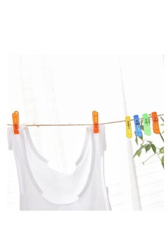 Mondex Mondex Durable Polypropylene Plastic Pegs for Laundry, Clothing Pins, Clothes Drying, and Outdoor Use, 12 Pieces  - Image 3