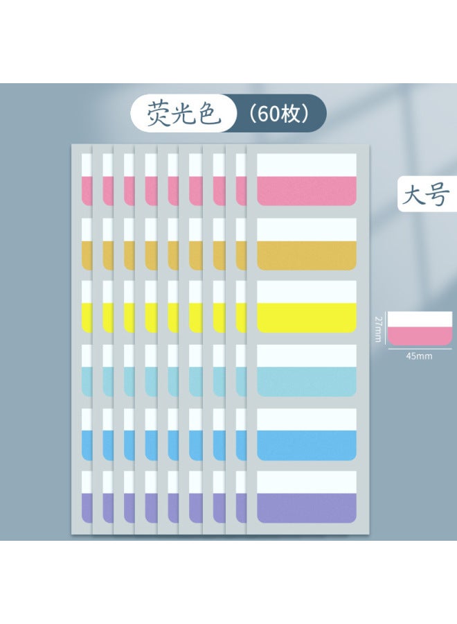 NATHAN Index Stickers Small Card Paging Label Stickers Writable Sticky Notes Creative Student Color Note Stickers Instruction Stickers - Image 1