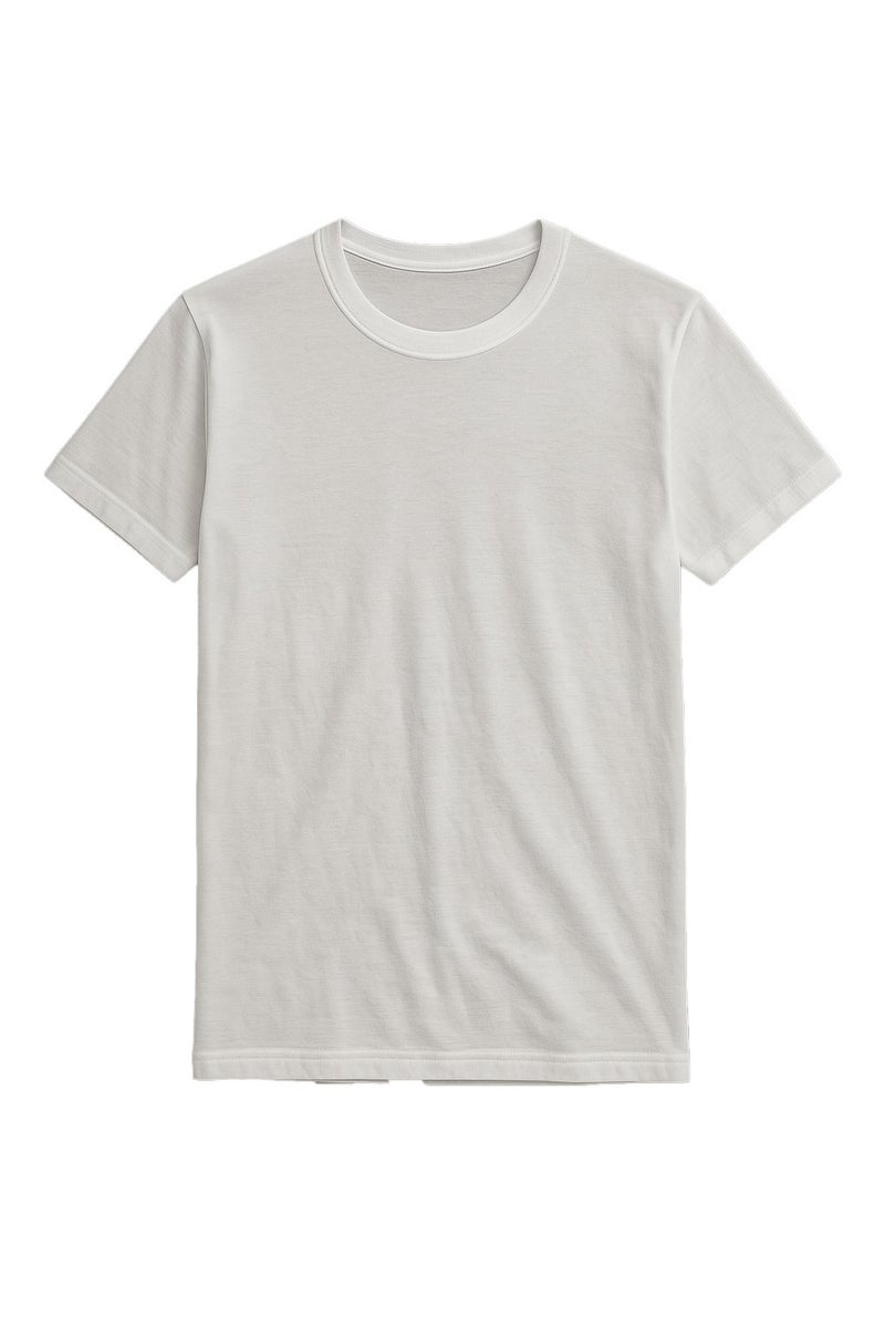 Caesar Men's white cotton half-sleeve undershirt - Image 3