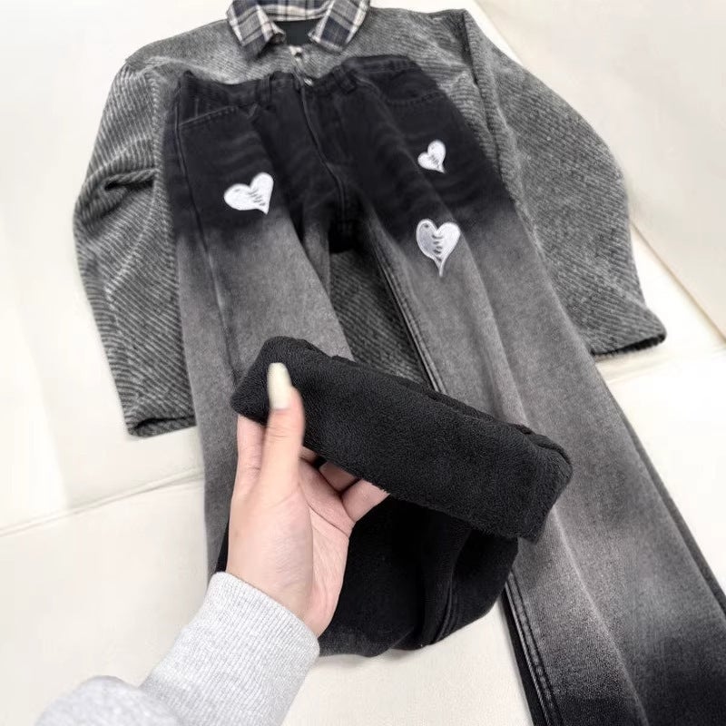 Unisex Classic Denim Jeans Loose Fit Daily Outdoor Wear - Image 5