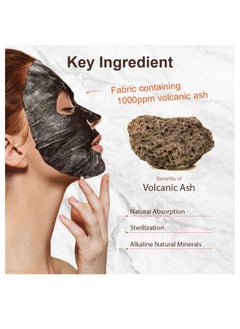 Purederm Pore Cleansing Mud Sheet Mask infused with Volcanic Ash - Purifying, Pore Refining, and Detoxifying for a Deep-Cleansing Experience - 15g  - Image 2